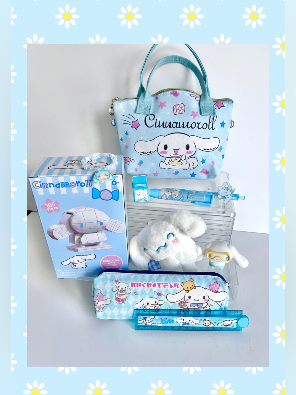 🩵(CIN335) Cinnamoroll Adorable 10-Piece Purse Bundle!